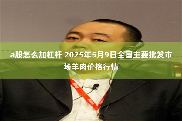 a股怎么加杠杆 2025年5月9日全国主要批发市场羊肉价格行情